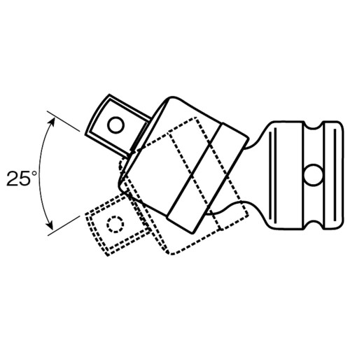 インパクトユニバーサルジョイント3/4DRX108
