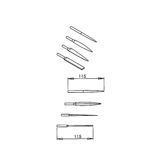 エアーやすり4,000spm/6.0mm