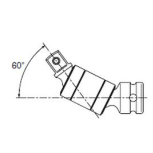 インパクトユニバーサルジョイント1/2 DRX90