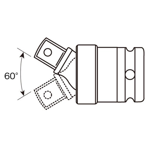 インパクトユニバーサルジョイントEA164E−2