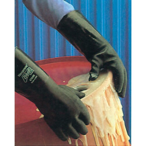 手袋(ネオプレンゴム・綿フランネル裏)L