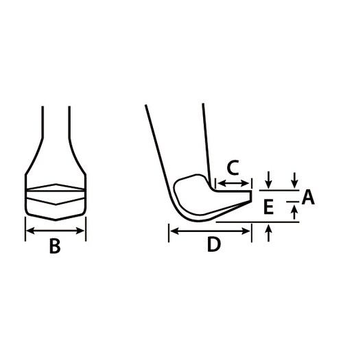 2本爪プーラー250mm EA500−250