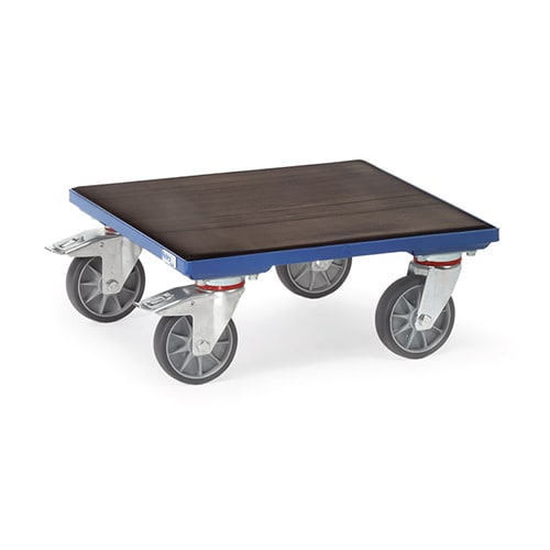 ドーリー(木製/ゴム張)500X500/400Kg