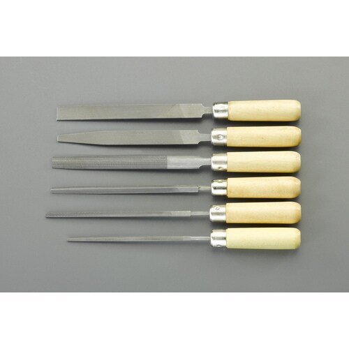 鉄工やすり(5種・6本組)105mm