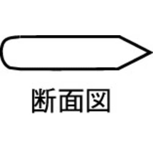 油砥石(櫛形/中目)76X25X9.5mm