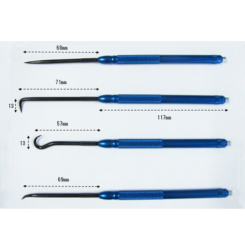 けがき針フックセット4本組