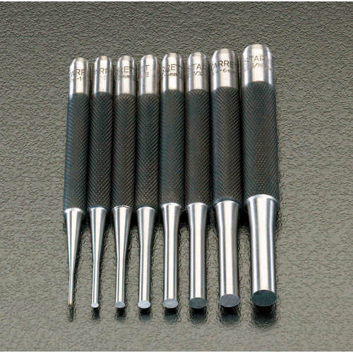 ドライブピンポンチ1/16 −5/16 /8本