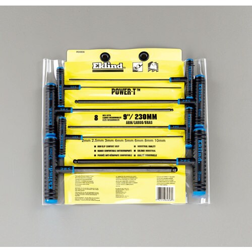 T型レンチ2−10mm/230mm8本組