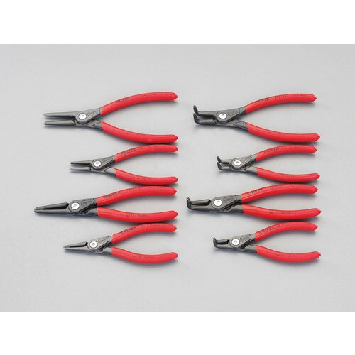 スナップリングプライヤー(ケース入)8本組