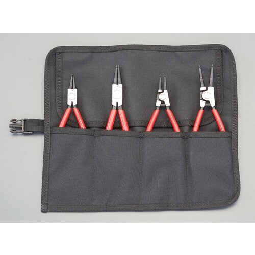 スナップリングプライヤー(軸・穴)4本組