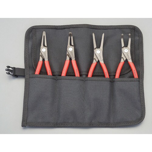 スナップリングプライヤー(軸・穴用)4本組