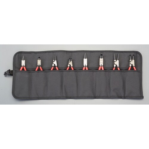 スナップリングプライヤー(軸・穴)8本組