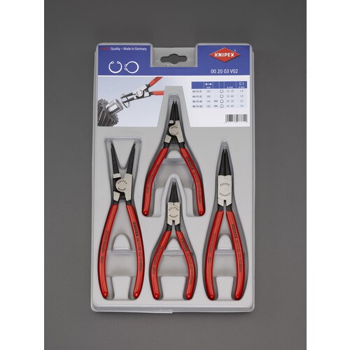 スナップリングプライヤー4本組 EA590−24