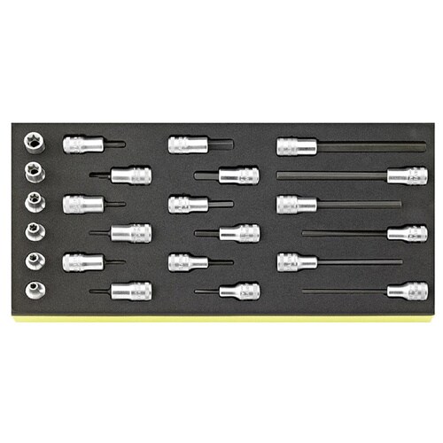 INHEXビットソケットセット3/8 DR