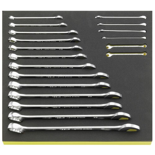 片目片口スパナセット(インチ)19本組