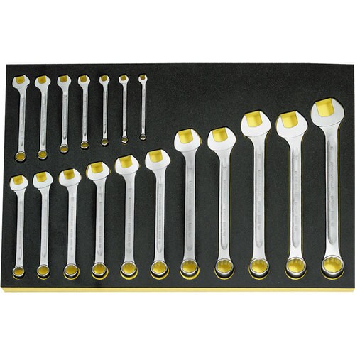 片目片口スパナセット18本組 EA612TC−1