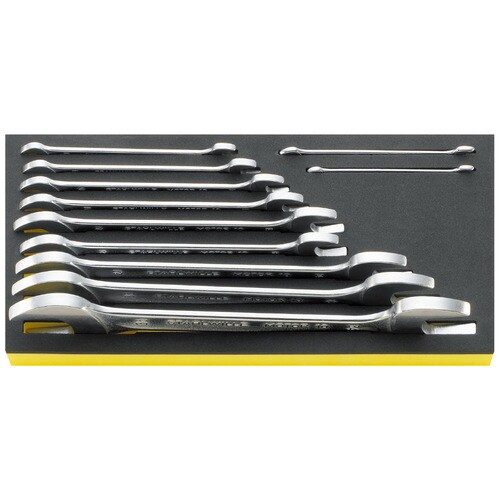 両口スパナセット11本組