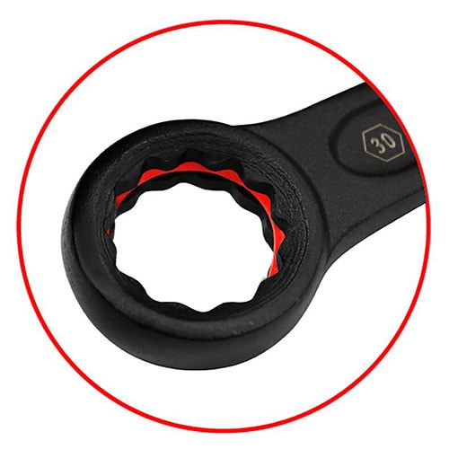 打撃めがねレンチ(落下防止リング付)27mm