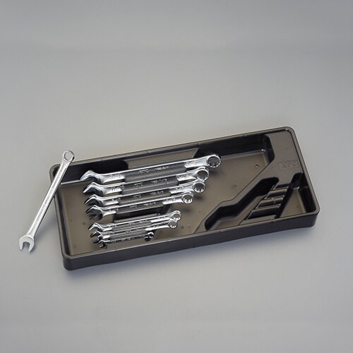 片目片口スパナ8本組/1/4 −3/4