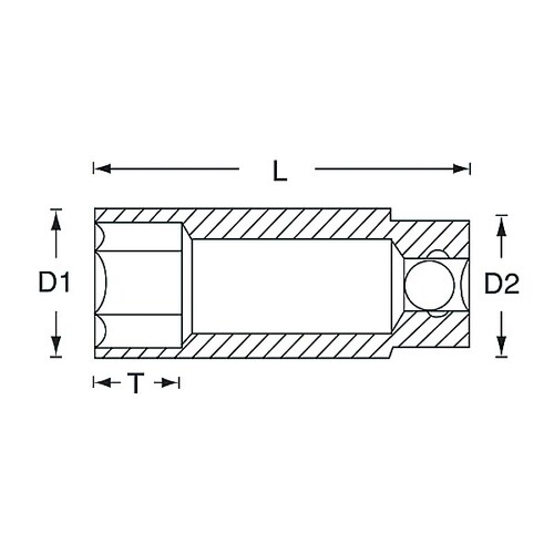 ディープソケット EA617DL−107
