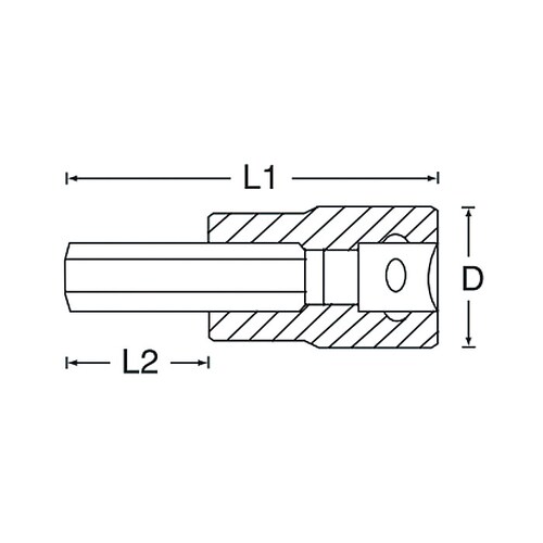 ビットソケット1/2 DR/10X140