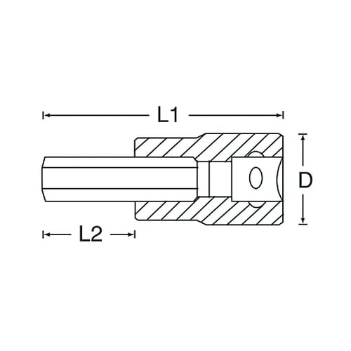 ビットソケット1/2 DR/15X140