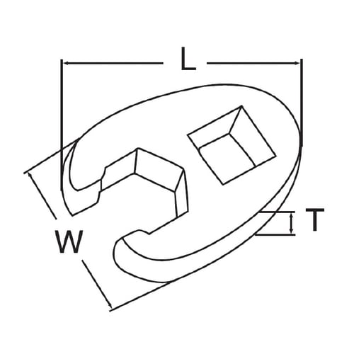 クロウフットレンチ EA617JP−10