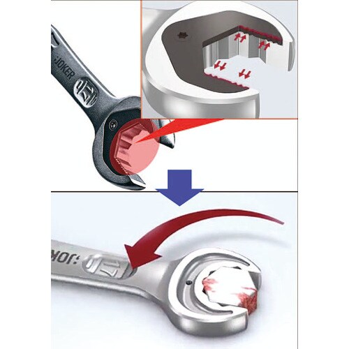 コンビネーションレンチ(ラチェット式)7/16