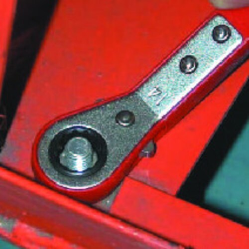 片目片口スパナ(ラチェット式)9本組