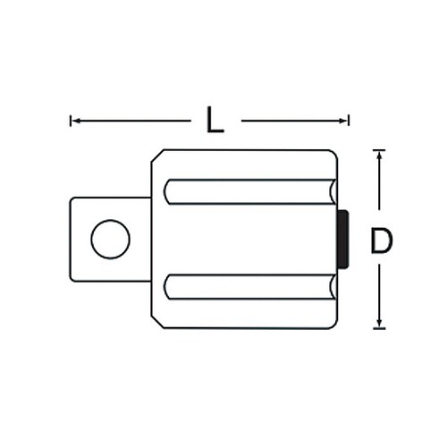 ソケットアダプター(貫通式ソケット用)3/8 DR
