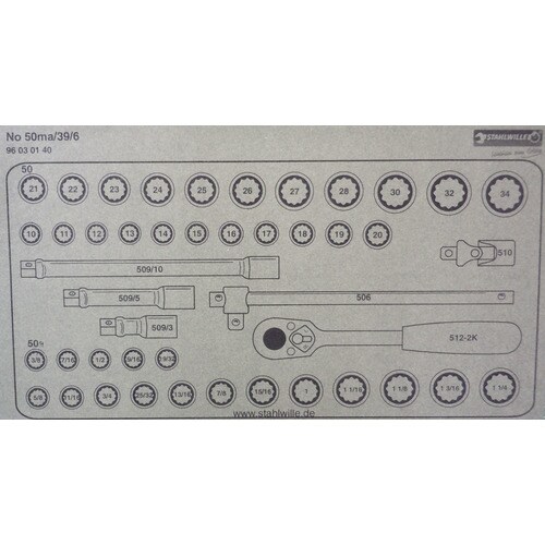 ソケットレンチセット EA617DC−3