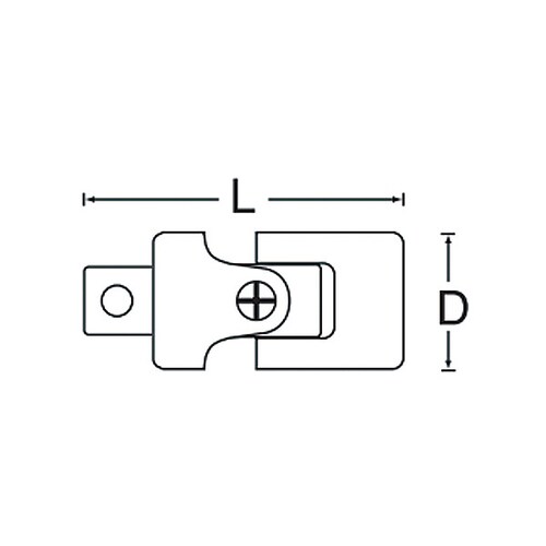 ユニバーサルジョイント3/8 DR/51mm