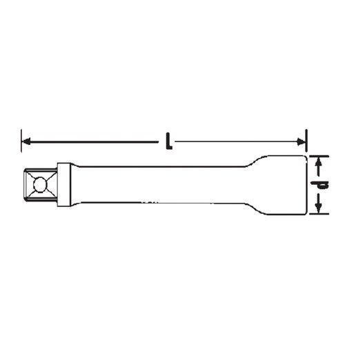 エクステンションバー1/2 DR/130mm