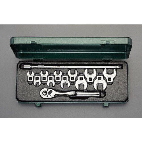 クロウフットレンチ3/8 DR/13個組