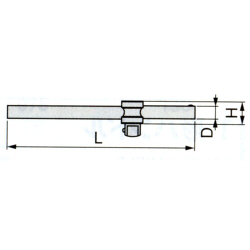 T型スライドハンドル 3/8 DRX200