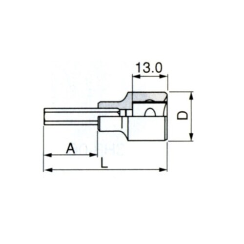 ビットソケット3/8 DR/8.0X56