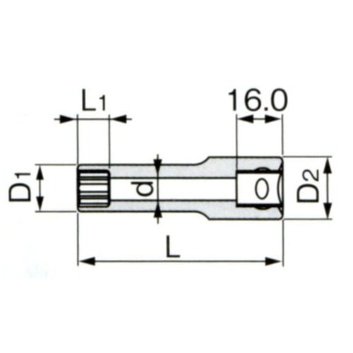 ディープソケット EA618KN−30