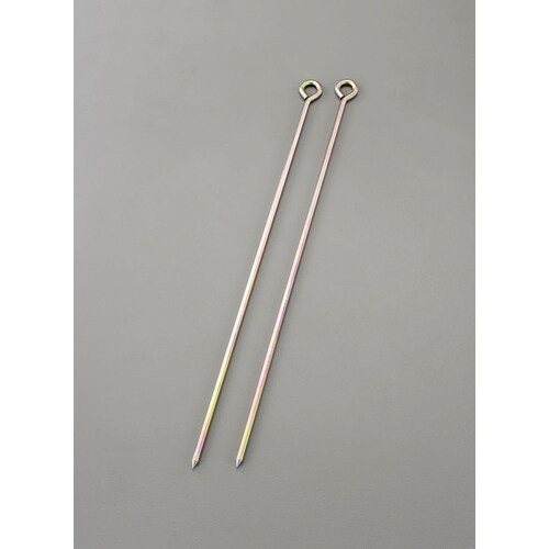 ロープ止め金具(丸型/2本)φ9.0x600mm