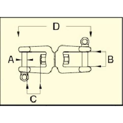 スイベル EA638FD−16