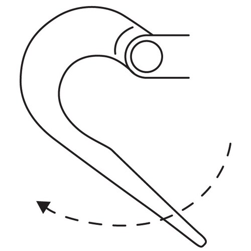 スイベルスナップシャックル/ステンレス製64mm