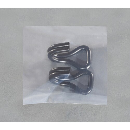 フック・ダブルJ型(スチール黒メッキ/2個)35