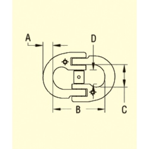 コネクティングリング(ステンレス製)3.3ton