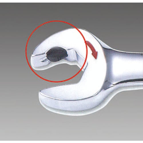 ダブルラチェット片目片口スパナ5/16