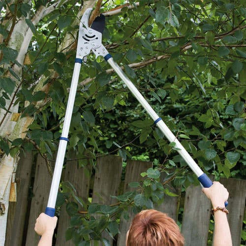 枝切鋏(ラチェット式/伸縮柄)710−1030mm