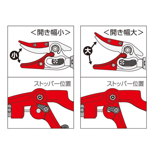 高枝鋏(軽量型・伸縮柄/刃長48)1.7−3.0m