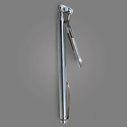 点検ミラー(伸縮柄)25X50/184−500