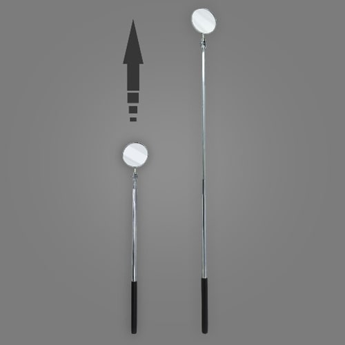 点検ミラー(伸縮型/2倍)φ57/406−660