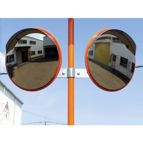 安全ミラー用取付金具(二面用)