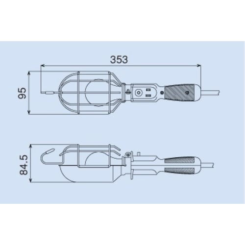 作業灯/耐震電球AC100V/60W