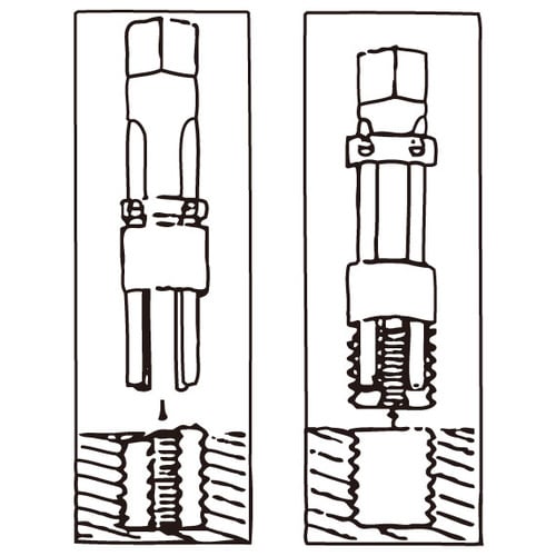 折れ込みタップ抜きセットM3−M12